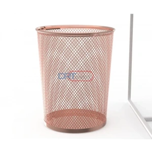 Drt Metal Drt 920 Metal Perfore Çöp Kovası Rose Gold