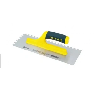 Duyar Sıva Malası Lastik sap 30 cm 10x10 Diş - DUYAR130