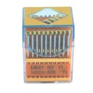 Düz Makine İnce Dip Yanmaz Dikiş İğnesi / DBX1 SES PVD 11/75 100ADET
