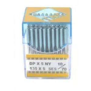 Düz Makine Kalın Dip Yanmaz Dikiş İğnesi / DPX5 SES PVD 10/70 100ADET