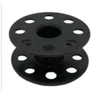 Düz Makine Metal Siyah Tırnaksız Masura / 270010