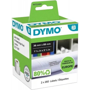 DYMO 99012 LW Geniş Adres Etiketi 36x89mm 1-4/10inç x 3-1/2inç -520 li Paket