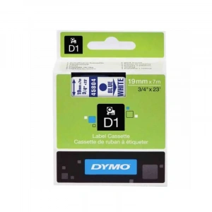 DYMO D1 45804 YEDEK ŞERİT 19mmx7m BEYAZ-MAVİ