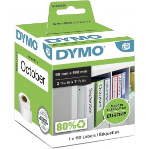 DYMO Geniş Klasörlere Uyumlu Sırt Etiketi 59x190mm (99019)