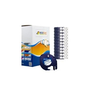 Dymo Letratag Muadil Beyaz Plastik Şerit Etiket 10lu Paket