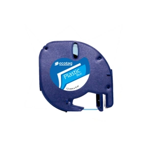 Dymo Letratag Muadili Mavi Thermal Plastik Şerit Etiket 10lu