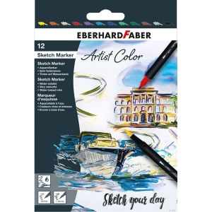 Eberhard Faber Artist Color Sketch Marker Seti 12li