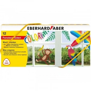 Eberhard Faber Cama Yazan Mumlu Pastel Boya 12 Renk