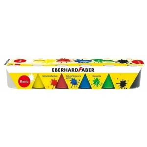 Eberhard Faber School Tempera Guaj Boya Seti 6 Renk x 25 ml. BASIC