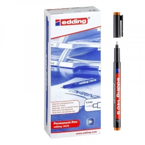 Edding 140 S Çok Amaçlı Permanent Kalem (Asetat Kalemi) TURUNCU 10lu Kutu
