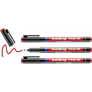 Edding 142 M Kırmızı Permanent Kalem
