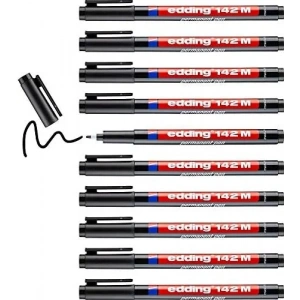 Edding 142 M Siyah Permanent Kalem
