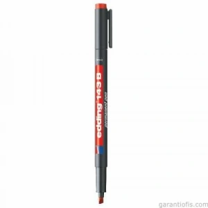 Edding 143 B Kesik Uçlu Kırmızı Permanent Asetat Kalemi