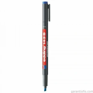 Edding 143 B Kesik Uçlu Mavi Permanent Asetat Kalemi