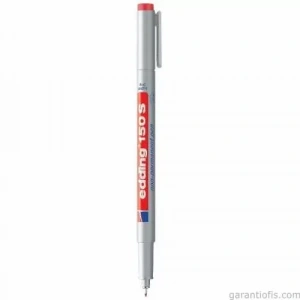 Edding 150 S Kırmızı Asetat Kalemi (Silinebilir Mürekkep)