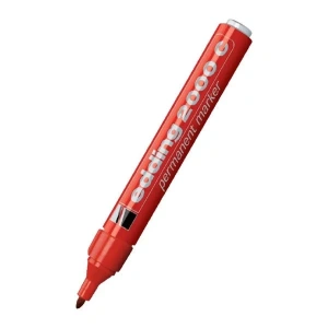 Edding 2000 Permanent Markör Yuvarlak Uç Kırmızı