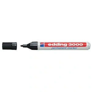 Edding 3000 Permanent Markör 1,5-3 mm Yuvarlak Uçlu Siyah