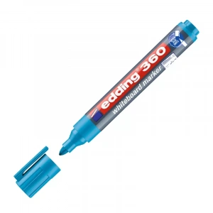 Edding 360 Beyaz Tahta Kalemi Yuvarlak Uç Açık Mavi
