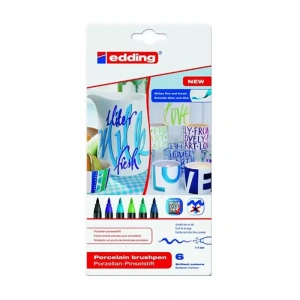 Edding 4200 Porselen Kalemi Soğuk 6lı Set