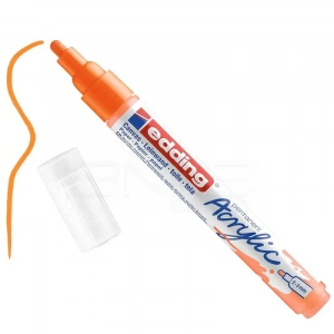 Edding 5100 Akrilik Marker Kalem 2-3mm Yuvarlak Uç 066 Fosforlu Turuncu
