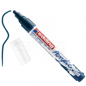 Edding 5100 Akrilik Marker Kalem 2-3mm Yuvarlak Uç 933 Gece Mavisi