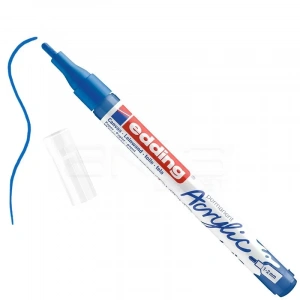 Edding 5300 Akrilik Marker Kalem 1-2mm Yuvarlak Uç 903 Anzer Mavi
