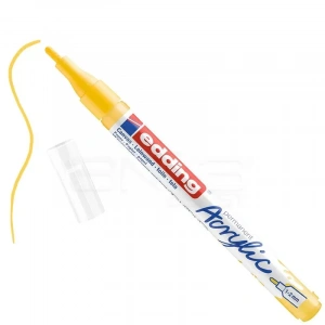 Edding 5300 Akrilik Marker Kalem 1-2mm Yuvarlak Uç 905 Trafik Sarı