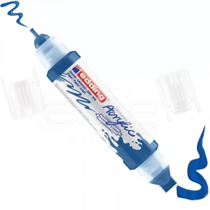 Edding 5400 Akrilik Marker Kalem Çift Uçlu 3d Double Liner 903 Anzer Mavi