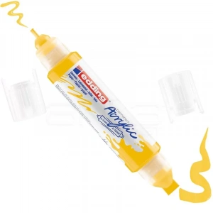 Edding 5400 Akrilik Marker Kalem Çift Uçlu 3d Double Liner 905 Trafik Sarı