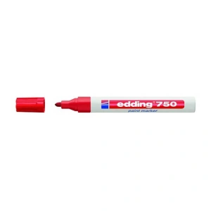 Edding 750 Tam Örtücü Boya Markörü Kırmızı