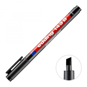 Edding Asetat Kalemi 1-3 mm Siyah