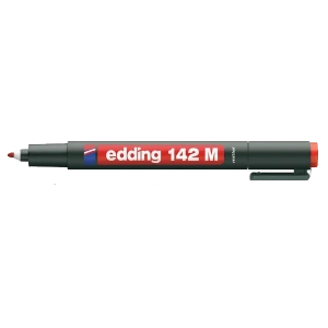 Edding Asetat Kalemi Permanent M Seri 1 MM Kırmızı 142 M