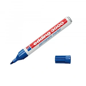 Edding E-3000 Permanent Markör Yuvarlak Uçlu Mavi