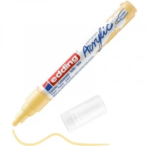 Edding Ed5100915 Akrilik Markör Orta Uçlu 2.0-3.0mm Pastel Sarı