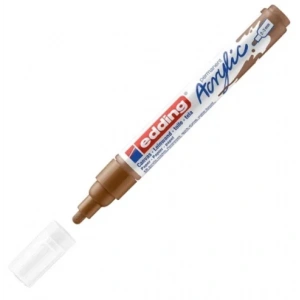 EDDİNG ED5100919 AKRİLİK MARKÖR ORTA UÇLU 2.0-3.0mm FINDIK KAHVESİ
