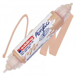 Edding Ed5400255 3d Double Liner Çift Uçlu Akrilik Markör Bej