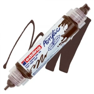 Edding Ed5400907 3d Double Liner Çift Uçlu Akrilik Markör Çikolata Kahvesi