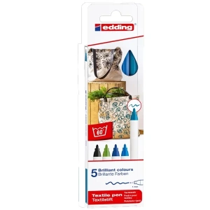 Edding Kumaş Boyama Kalemi Cool 5 Lİ 4500 /5S