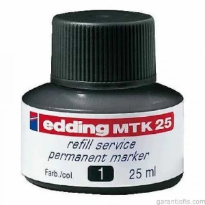 Edding MTK 25 Siyah Yedek Mürekkep (25 ml)