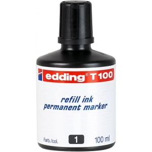 Edding T100 Permanent Marker Mürekkebi 100 ml. SİYAH