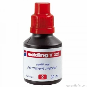 Edding T25 Kırmızı Yedek Mürekkep (30 ml)