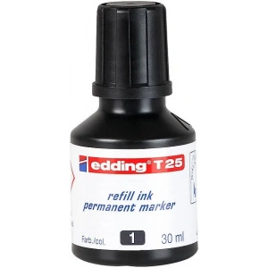 Edding T25 Permanent Marker Mürekkebi 30 ml. SİYAH