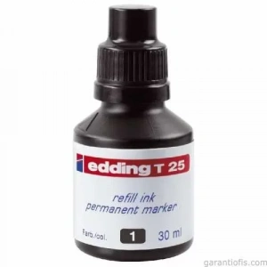 Edding T25 Siyah Yedek Mürekkep (30 Ml)