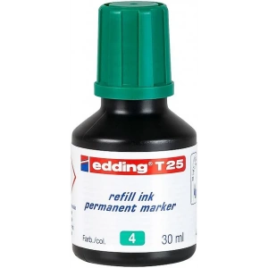 EDDİNG T25 YEŞİL PERMANENT MÜREKKEB 25ML