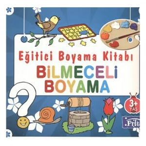 Eğitici Boyama Kitabı - Bilmeceli Boyama