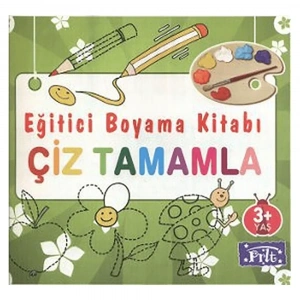 Eğitici Boyama Kitabı - Çiz Tamama