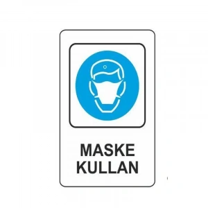 Ekstrafix 203 Yönlendirme Levhası 16x24 Maske Kullan (yul-311)