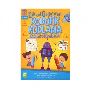 Ema Dikkat Geliştirici Robotik Kodlama Aktivite Kitabı