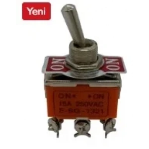 Endüstriyel Çift Kutuplu Geçiş Şalteri / E-SG-1321 10ADET