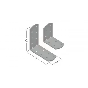Ermo 40x45x45xyuvarlak Başlı Kosebent 90 - 198620